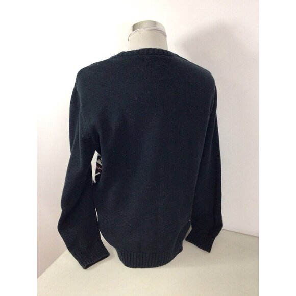Chaps Ralph Lauren Bear Sweater Mens Medium - Picture 4 of 5